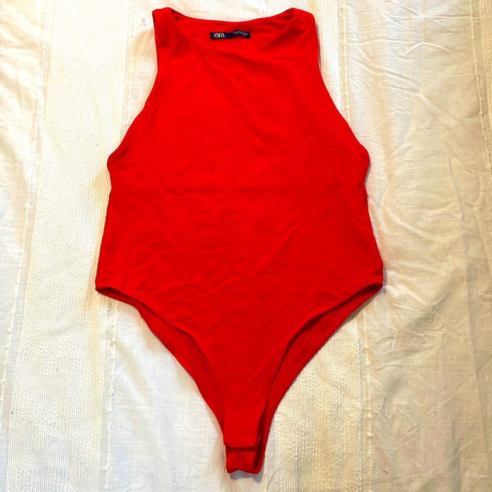 Halterneck bodysuit
